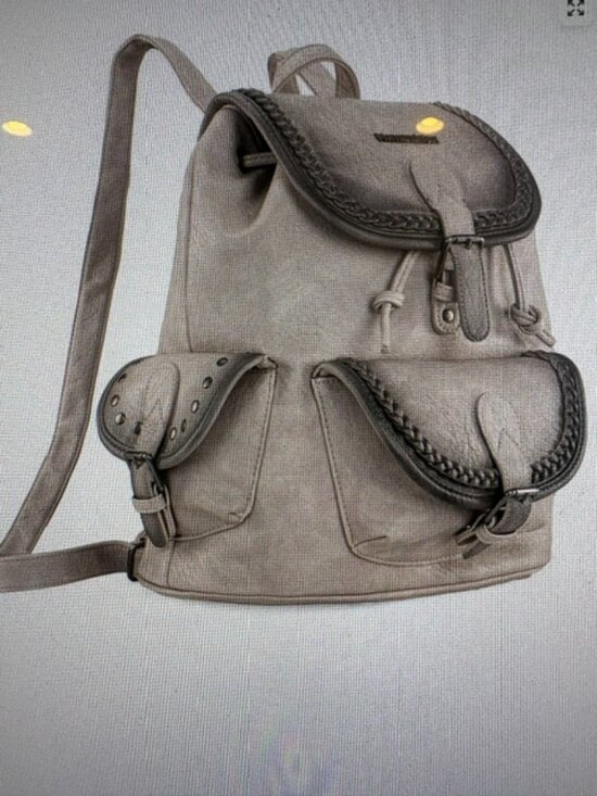 Montana West Stone Wash Backpack, Stone Wash, NWT